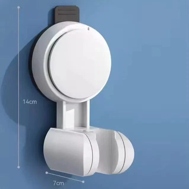 Mitigeo Blanc Support de Pommeau de Douche à Ventouse