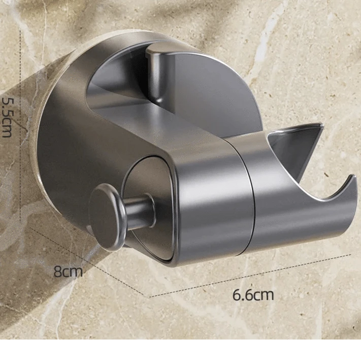 Mitigeo Gris Support Pommeau de Douche Ventouse